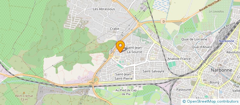 localisation de l'entreprise SPECTRE CONSEIL à NARBONNE