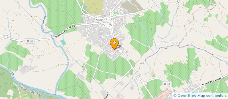 localisation de l'entreprise SPECTRE D'ESPOIR  MURVIEL-LES-BEZIERS