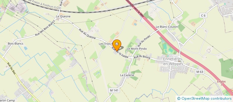 localisation de l'entreprise SPECTRE EDITIONS  ENNETIERES-EN-WEPPES