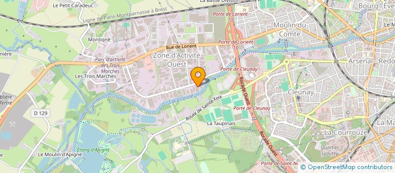 localisation de l'entreprise SPECTROMIX  RENNES