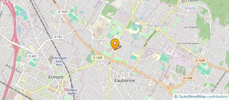 localisation de l'entreprise SPECTROSERV  EAUBONNE