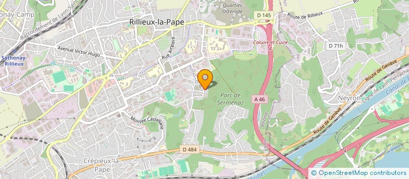 localisation de l'entreprise SPECTRUM à RILLIEUX-LA-PAPE