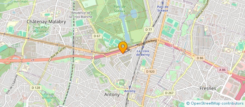 localisation de l'entreprise SPECTRUM FRANCE à ANTONY