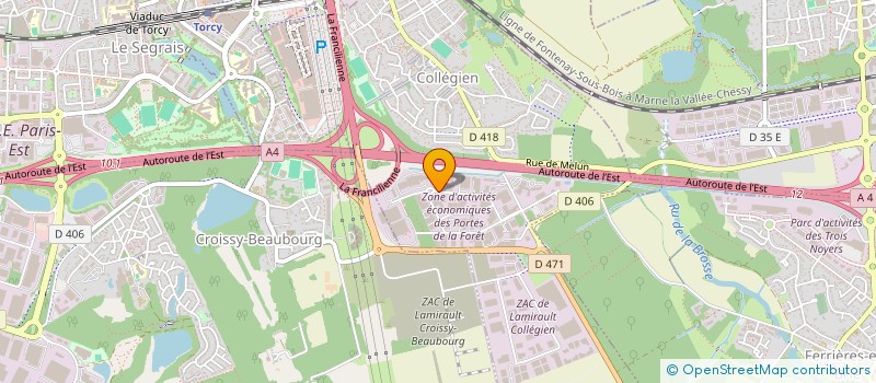 localisation de l'entreprise SPECV  COLLEGIEN