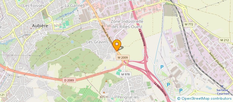 localisation de l'entreprise SPECYA à AUBIERE