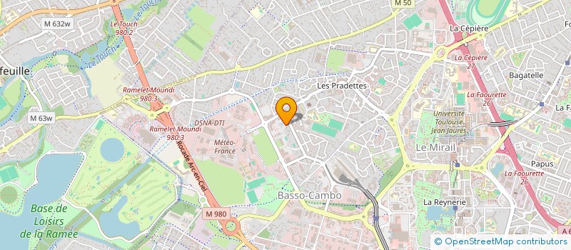 localisation de l'entreprise SPED VTC à TOULOUSE