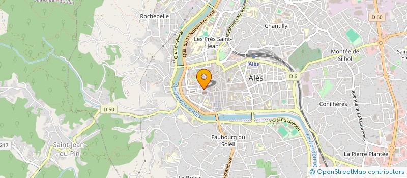 localisation de l'entreprise SPEDA  ALES