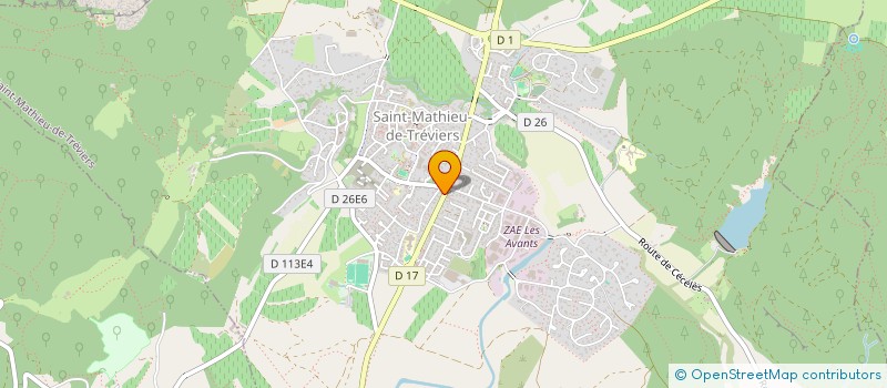 localisation de l'entreprise SPEE  SAINT-MATHIEU-DE-TREVIERS