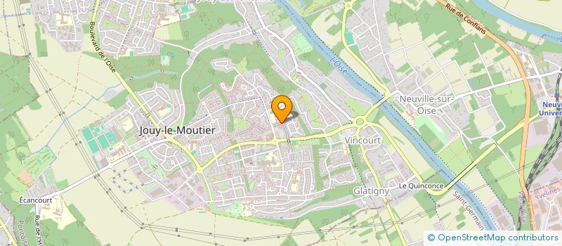 localisation de l'entreprise SPEED 2000  JOUY-LE-MOUTIER