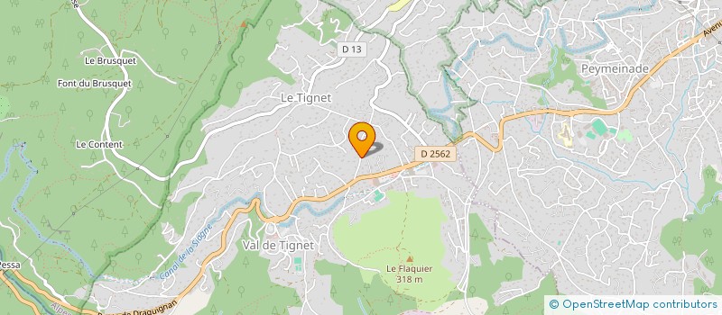 localisation de l'entreprise SPEED à LE TIGNET