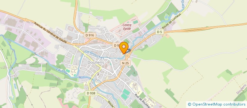 localisation de l'entreprise SPEED 6  DOULLENS