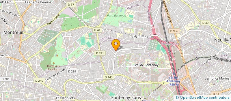 localisation de l'entreprise SPEED 77 à FONTENAY SOUS BOIS