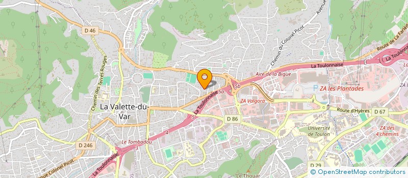 localisation de l'entreprise SPEED 83  LA VALETTE-DU-VAR