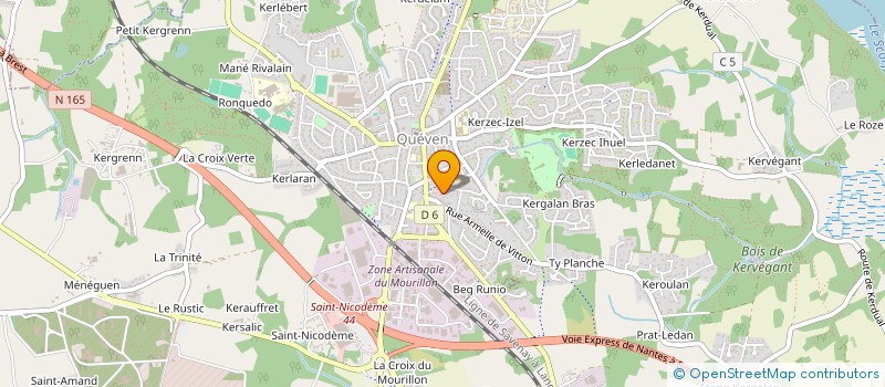 localisation de l'entreprise SPEED  QUEVEN