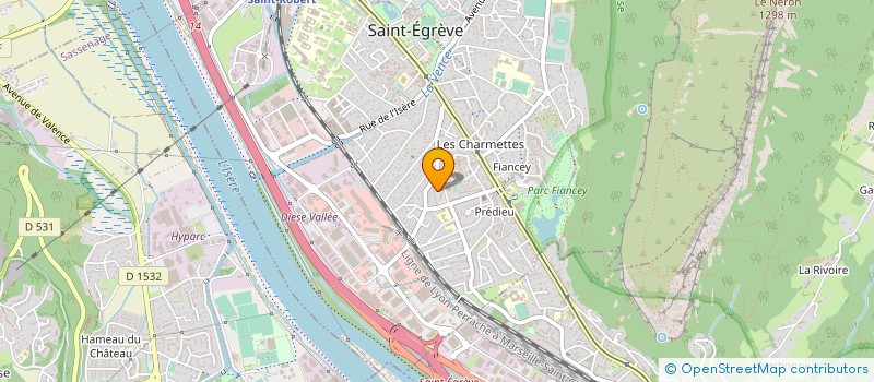 localisation de l'entreprise SPEED'ALPES TRANSPORTS à SAINT-EGREVE