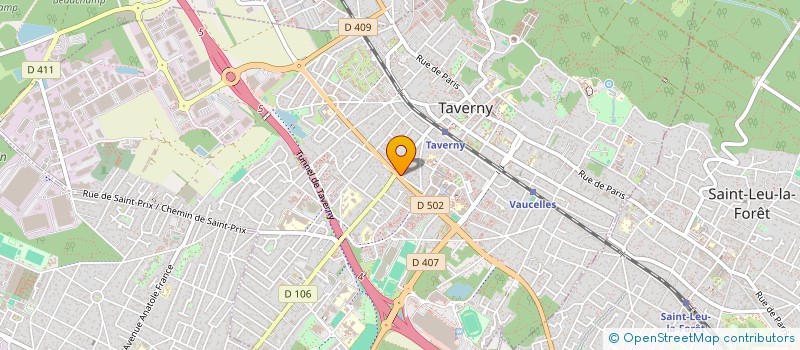 localisation de l'entreprise SPEED AUTO  TAVERNY