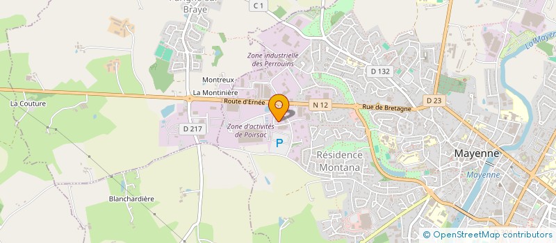 localisation de l'entreprise SPEED AUTO à MAYENNE