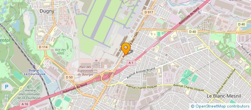 localisation de l'entreprise SPEED AUTO à LE BLANC-MESNIL