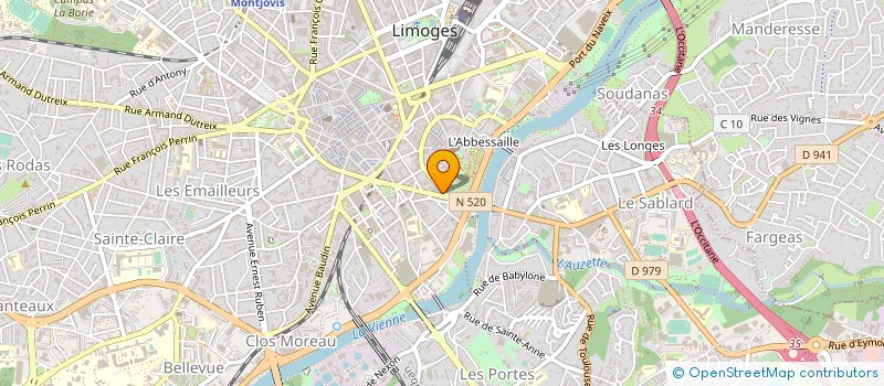 localisation de l'entreprise SPEED AUTO 87 à LIMOGES