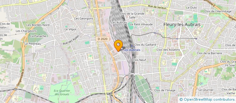 localisation de l'entreprise SPEED AUTO NET SARL à FLEURY-LES-AUBRAIS