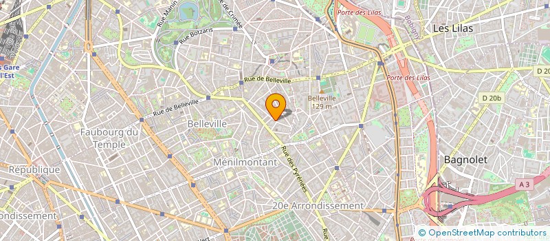 localisation de l'entreprise SPEED CAB à PARIS