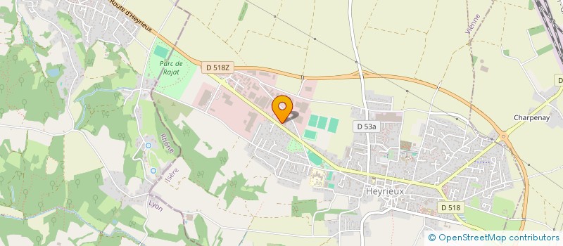 localisation de l'entreprise SPEED CAR SERVICES  HEYRIEUX