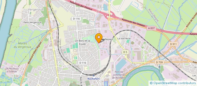 localisation de l'entreprise SPEED CARROSSERIE  ROCHEFORT