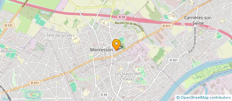 localisation de l'entreprise SPEED CARS à MONTESSON
