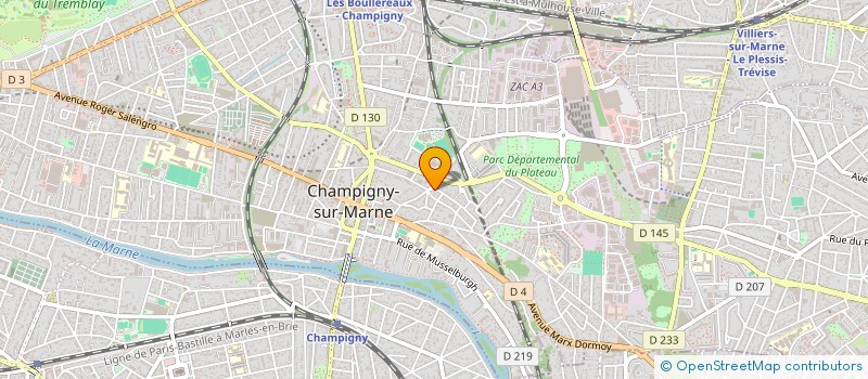 localisation de l'entreprise SPEED CHRONO SERVICES à CHAMPIGNY-SUR-MARNE
