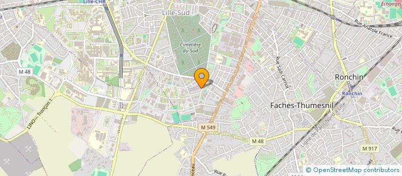 localisation de l'entreprise SPEED COLIS à LILLE