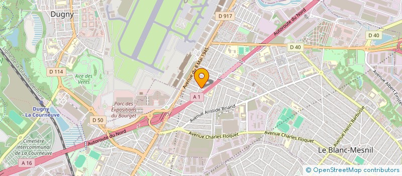 localisation de l'entreprise SPEED COM à LE BLANC-MESNIL