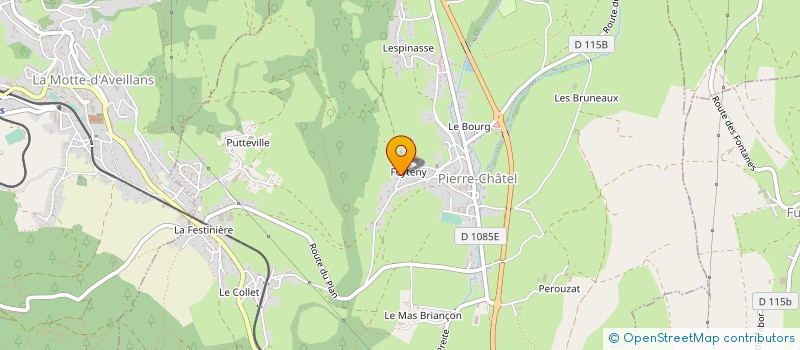 localisation de l'entreprise SPEED CONCEPT à PIERRE-CHATEL