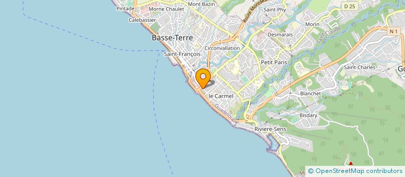 localisation de l'entreprise SPEED CONDUITE à BASSE-TERRE