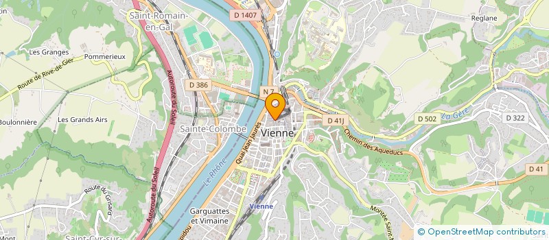 localisation de l'entreprise SPEED CONTROL SONORISATION  VIENNE