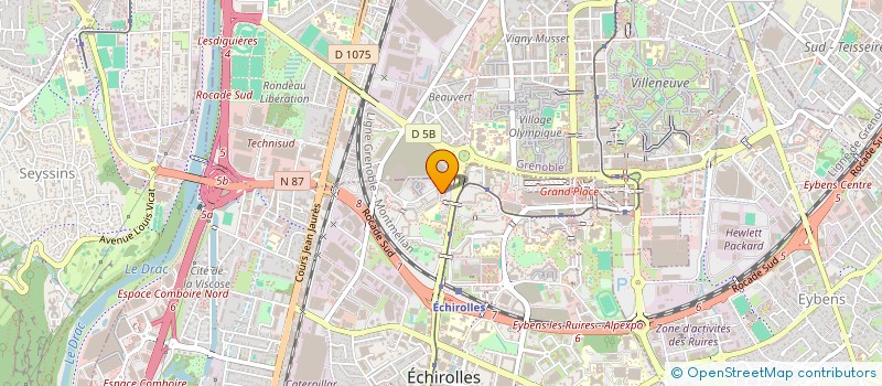 localisation de l'entreprise SPEED COURSES à ECHIROLLES
