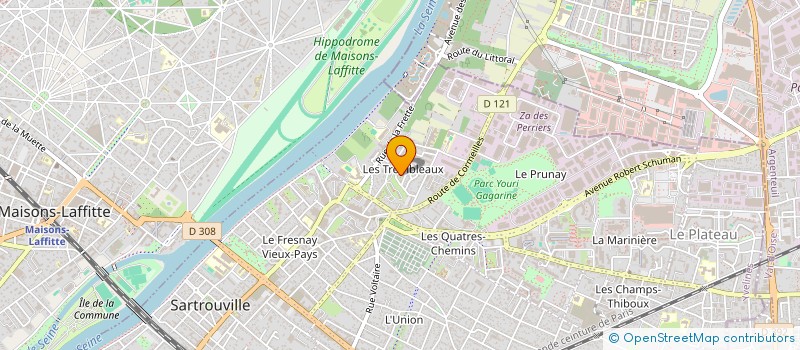 localisation de l'entreprise SPEED COURSES  SARTROUVILLE