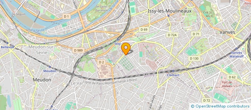 localisation de l'entreprise SPEED DIAGNOSTIC à ISSY-LES-MOULINEAUX