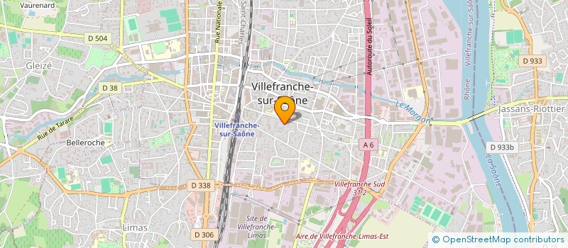 localisation de l'entreprise SPEED-DRIVE à VILLEFRANCHE-SUR-SAONE