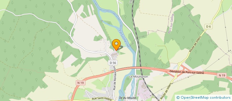 localisation de l'entreprise SPEED E-LOG  PORT-SUR-SAONE