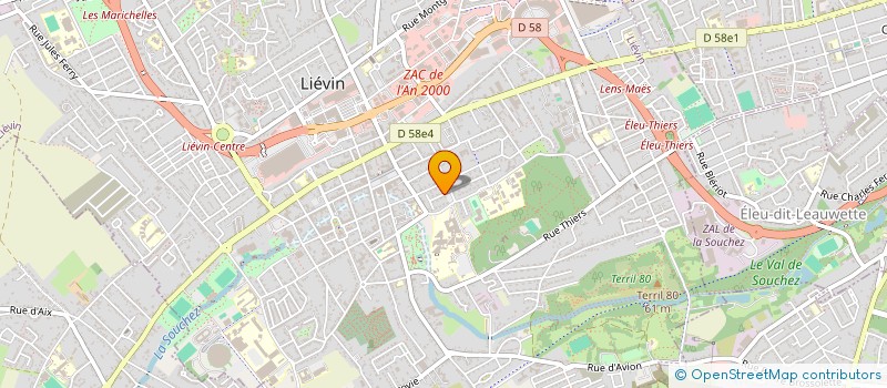 localisation de l'entreprise SPEED/ECO à LIEVIN
