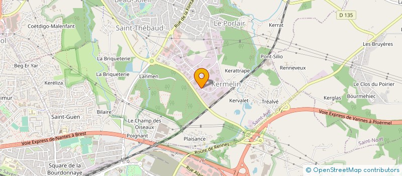 localisation de l'entreprise SPEED'ELEC  SAINT-AVE