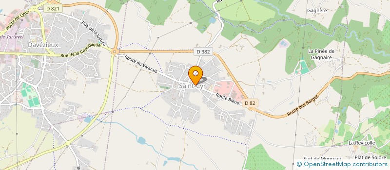 localisation de l'entreprise SPEED ET COOL  SAINT-CYR