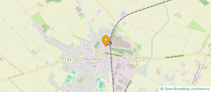 localisation de l'entreprise SPEED EXPRESS à NEUVILLE-AUX-BOIS