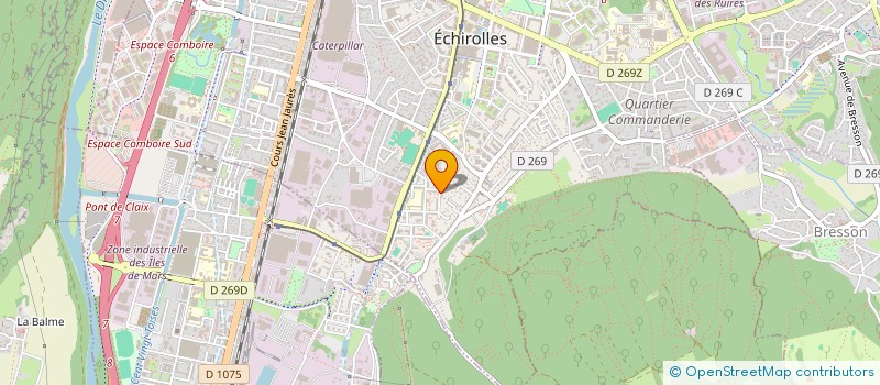 localisation de l'entreprise SPEED EXPRESS à GRENOBLE