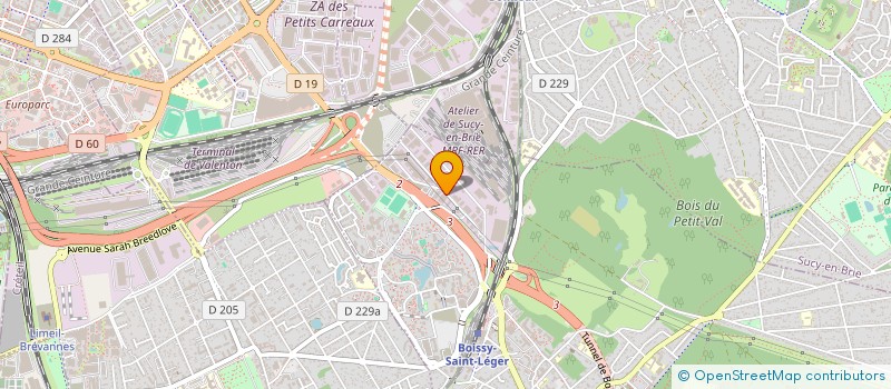 localisation de l'entreprise SPEED FACONNAGE à BOISSY-SAINT-LEGER