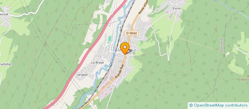 localisation de l'entreprise SPEED FIVE  MARTIGNAT