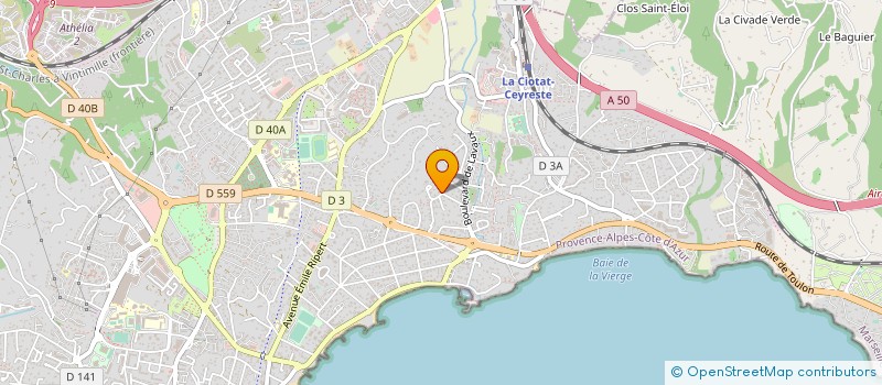 localisation de l'entreprise SPEED FRANCE à LA CIOTAT