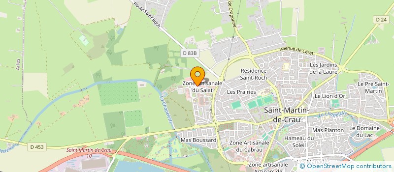 localisation de l'entreprise SPEED FROID MAINTENANCE à SAINT-MARTIN-DE-CRAU