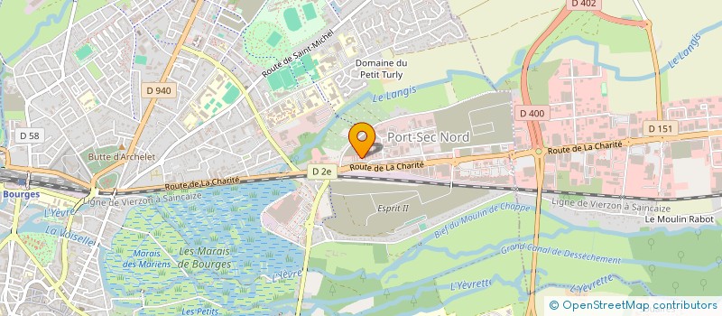 localisation de l'entreprise SPEED GAINE à BOURGES