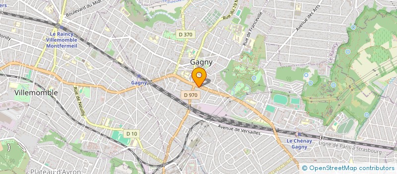 localisation de l'entreprise SPEED GARAGE à GAGNY